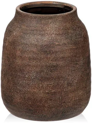 Zdjęcie produktu dla Okrągły ceramiczny wazon stołowy, styl antyczny, 20,5 x 17,5 cm, styl shabby chic