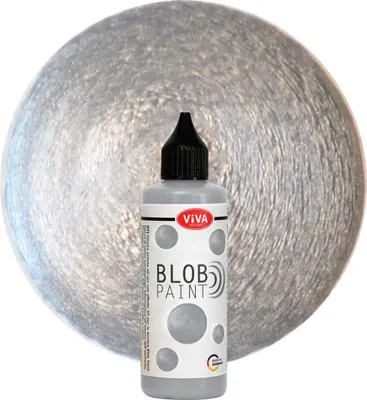 Produktbild von ViVA DECOR Blob Paint 90 ml silber-metallic