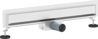 Immagine prodotto di vidaXL Piletta doccia a parete silver 60 cm acciaio inox 304