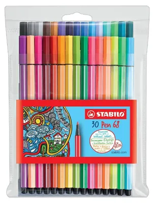 Produktbild von Premium-Filzstift Pen 68 Kunststoffetui VE=5x30 Farben