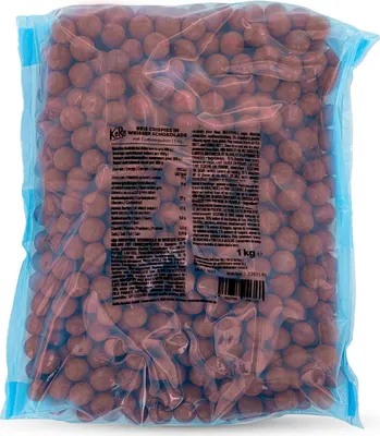 Produktbild von KoRo I Reis Crispies in weißer Schokolade und Erdbeerpulver 1 kg