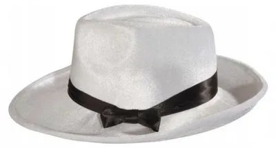 Obrázek produktu pro Gangster Mafioso Bílý Bogart Klobouk White Blues