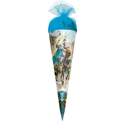 Produktbild von Roth Motiv-Schultüte Ritter, 35cm, rund, Tüllverschluss