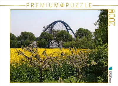 Produktbild von CALVENDO Puzzle Ein Motiv aus dem Kalender FEHMARNSUND bRÜCKE: 2000 Teile Puzzle quer | 2000 Teile Lege-Größe 90x67cm Foto-Puzzle für glückliche Stunden