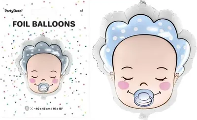 Obrázok produktu pre Fóliový balón Baby Boy40x45cm mix 24882