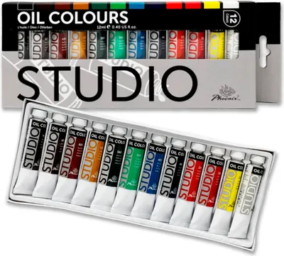 Produktbild von PHOENIX Ölfarben Set 12x12ml