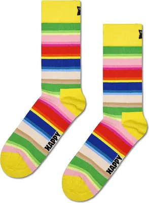 Image de Chaussettes Happy Socks Gradient Stripe Crew multicolores EU 41-46 Homme Multicolores EU 41-46
