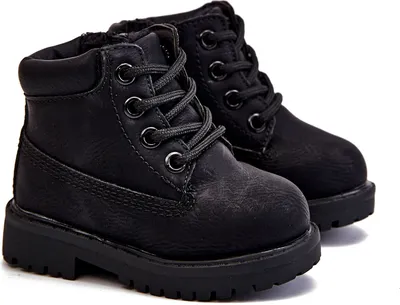 Produktbild von Fleece-gefütterte schwarze Trapper-Stiefel für Kinder von Dexter 30