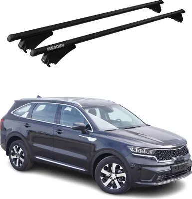 Obrázok produktu pre Tiger priečne strešné nosiče pre Kia Sorento 2020–2024, čierne
