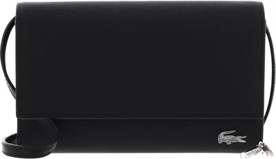 Produktbild von LACOSTE Umhängetasche Schultertasche Daily Lifestyle Flat Crossover Bag with Flap Noir schwarz