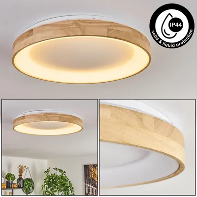 Produktbild von Ferrara Deckenlampe aus Holz/Metall/Kunststoff in Natur/farbenWeiß
