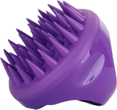 Image de Ecarla Masseur silicone pour cuir chevelu Violet