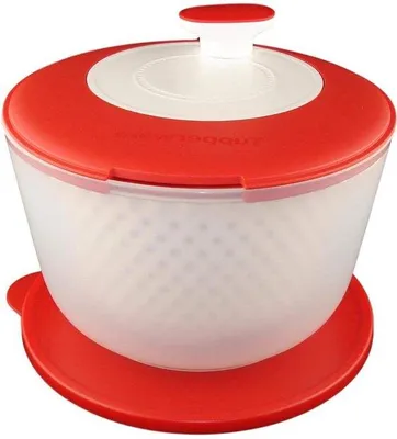 Image de Essoreuse à salade 38 L rouge et blanc D226
