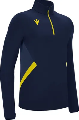 Immagine prodotto di Macron Victory Piave Ziptop Uomo - Blu navy / Giallo