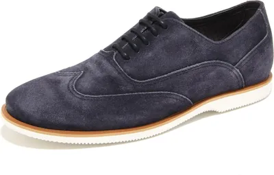 Obrázok produktu pre 0386N francesina HOGAN scarpe uomo sneaker shoes men blu with vintange effect
