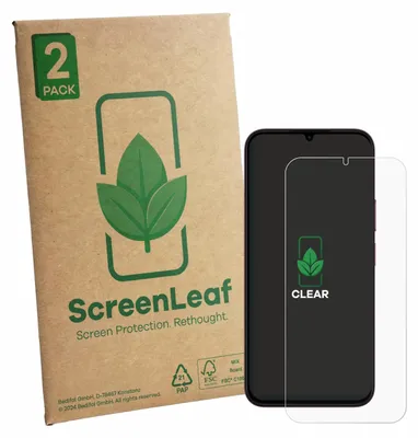 Produktbild von 2x ScreenLeaf Schutzfolie für OnePlus N6X Displayschutz Display Schutz Folie Klar Transparent