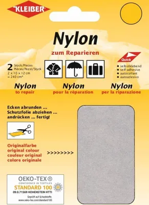 Image de KLEIBER 43044 Patch en nylon KLEIBER, autocollant, gris clair