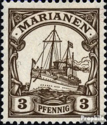 Produktbild von Briefmarken Marianen (Dt. Kolonie) 1901 Mi 7 postfrisch Schiff Kaiseryacht Hohenzollern