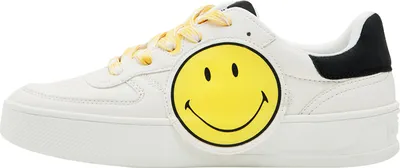 Image de Baskets Basse à lacets New Fancy Smiley