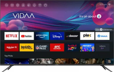 Produktbild von Smart Tech 55Zoll 4K UHD Fernseher Vidaa TV 55UV10V1 Voice assistant