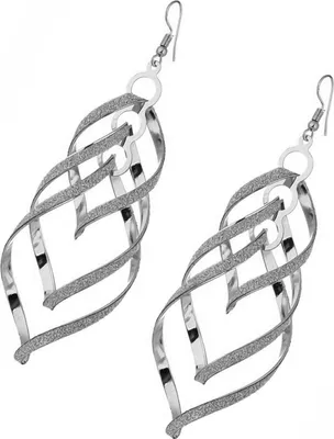Produktbild von Ohrringe, mehrschichtig, exquisite Legierung, Hakenohrringe, Schmuck, Geschenk für Party-Silber