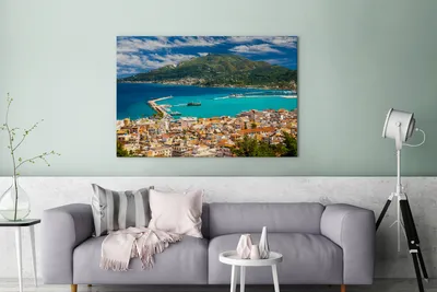 Produktbild von OneMillionCanvasses® - Leinwandbilder - 140x90 cm, Küste von Zakynthos, Wandbilder Kunstdruck Wanddekoration
