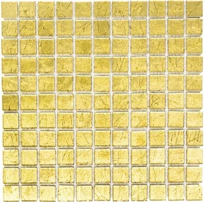 Produktbild von Glasmosaik CM 4GO10 gold 30x30 cm