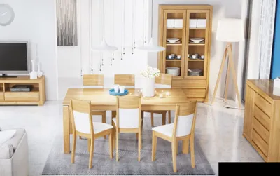 Zdjęcie produktu dla Stół do jadalni drewniany Stół do jadalni z litego drewna 200x90cm Stoły do jadalni z litego drewna