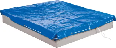 Produktbild von roba Abdeckplane für Sandkästen groß, 154x154cm, wetterfest, Metallösen zur Befestigung