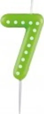 Immagine prodotto di Numero candela Puntini 7 Accessori per feste
