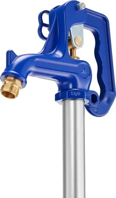Zdjęcie produktu dla Odporny na mróz hydrant ogrodowy, odporny na zamarzanie kran zewnętrzny o głębokości zakopania 305 mm, przyłącze rurowe G 3/4", uchwyt dźwigniowy + pokrętło, bez ołowiu, hydrant odporny na zamarzanie do nawadniania ogrodu, gospodarstwa rolnego