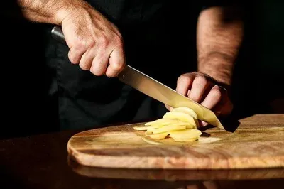 Image de Couteau à trancher - Couteaux japonais en acier allemand - 20 cm