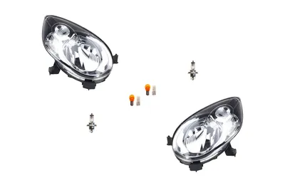 Produktbild von Scheinwerfer passend für Citroen C1 06/05- mit Leuchtmitteln Satz LR 0000620872 620872 0000620672 620672 Johns