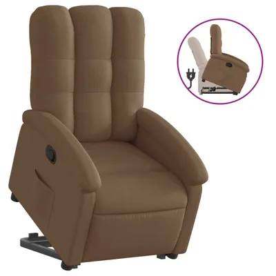 Produktbild von Relaxsessel mit Aufstehhilfe Braun Stoff