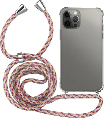 Produktbild von Handykette für Apple iPhone 12 Pro Max - Handyhülle mit Schnur Cover in Pink