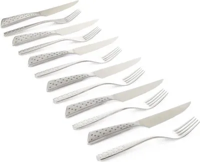 Produktbild von Famanu Besteckset | Messer und Gabelset | Edelstahl Besteckset