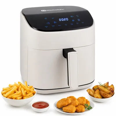 Produktbild von Heißluftfritteuse, 6,5 Liter, ohne Öl, 1600 W, mit 8 digitalen Programmen