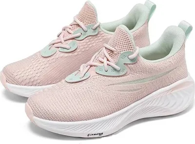 Produktbild von Schuhe Damen Sneaker Leicht Sportschuhe Turnschuhe Laufschuhe Freizeitschuhe für Outdoor Gym Walkingschuhe, rosa, 38
