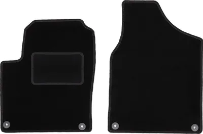 Immagine prodotto di Wielganizator tappetini auto velours anteriori adatto per Volkswagen Sharan I (1995-2010, minivan) neri, set 2 pz, con fissaggi