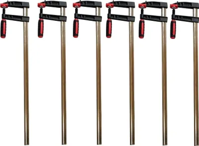 Produktbild von 6x Profi Schraubzwinge 500x120 Zwinge Leimzwinge Klemmzwinge Temperguß