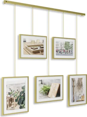 Produktbild von UMBRA EXHIBIT Bilderrahmen Fotorahmen Collage matt messing 1013426-221