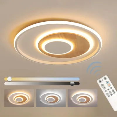 Obrázok produktu pre Dimmovateľné LED stropné svetlo s drevom