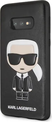 Produktbild von Karl Lagerfeld back cover for Galaxy S10e - Black