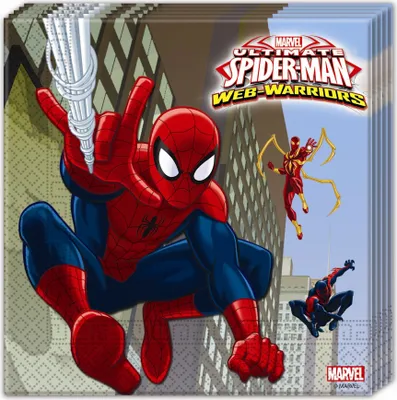 Produktbild von Spiderman Crime Fighter 20 Servietten