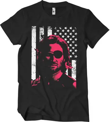 Imagen del producto de Camiseta Plissken con diseño de la bandera estadounidense - Talla XL - Color