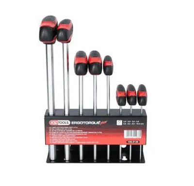 Produktbild von KS TOOLS Schraubendrehersatz 158.8130 Chrom-Vanadium-Stahl 1080g
