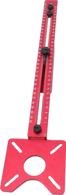 Obrázok produktu pre Držiak na frézovanie drážok pre frézu 400 mm, pomocný nástroj pre frézu na rezanie kruhov, nastaviteľný drevársky T-úhelník