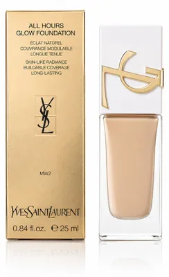 Immagine prodotto di Yves Saint Laurent Fondotinta Yves Saint Laurent All Hours Glow Fondotinta MW2 25ml, productTiles.product.images.aiGenerated
