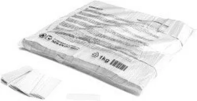 Produktbild von Magic FX Slowfall Konfetti Rechteckig 55x17mm - Weiß 1kg