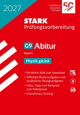 Produktbild von STARK Physik gA/eA - Abitur 2027 Bayern - Prüfungsvorbereitung